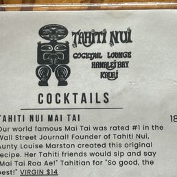Menu Menu