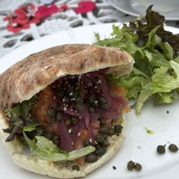 Smoked Salmon Pita