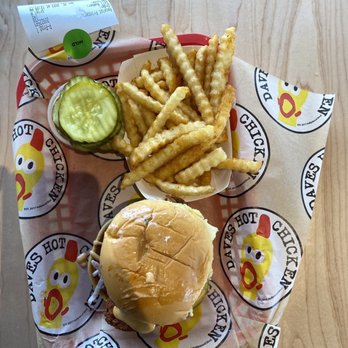 Dave's Hot Chicken - #Dave's #4 1 Slider with Fries - Chicken Shop Near Me - Wayne, New Jersey
