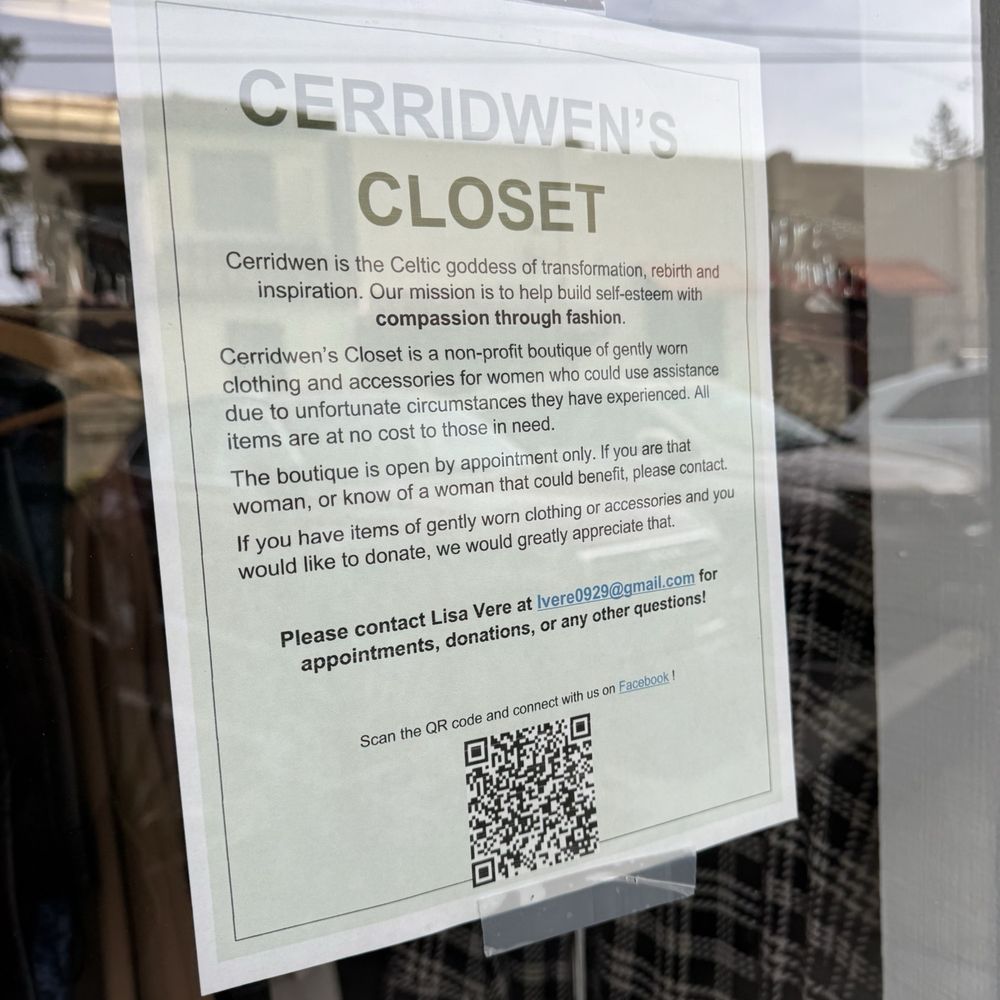 Cerridwen’s Closet - Donation Center Near Me - Los Gatos, California