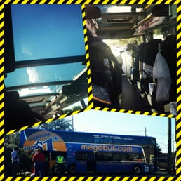 Megabus going from New Orleans to Houston.