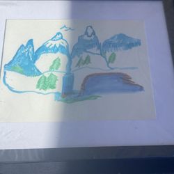 Caps Adult Day Care - My dad drew this and was chosen to participate in the Los Ángeles Alzheimer's Association Making Memories.