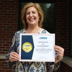 Litchfield Hills Eye Physicians - Our CEO Joanne Borduas with our National Quality Leader Award!