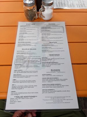 Menu photo 4 Austin's Incline Village, NV