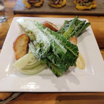Gather - Grilled caesar salad. This was really tasty! I didn't eat the bread, though. - Bars Near Me - Atlanta, Georgia