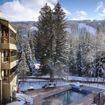 Lodge at Lionshead - Lodge at Lionshead main pool and hot tub area - Vacation Rentals Near Me - Vail, Colorado