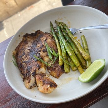 Chef CBTM Bistro - Tilapia with Sauteed asparagus is outstanding. - Asian Fusion Near Me - Jackson Heights, New York