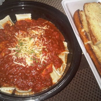 Rainbow Pizza - Ravioli with Meat Sauce [Lunch Take-Out, 03/29/10] 5/5 - Greek Near Me - San Mateo, California
