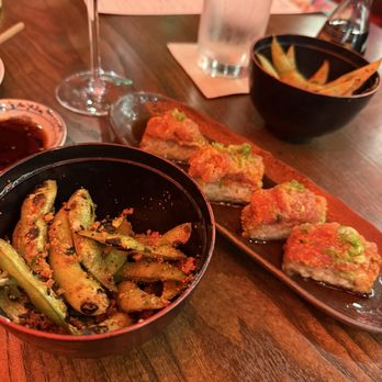 Blue Sushi Sake Grill - Charred Edamame - Sushi Bars Near Me - Tempe, Arizona Blue Sushi Sake Grill - Charred Edamame - Sushi Bars Near Me - Tempe, Arizona