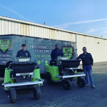 MCS Lawn Care - two men with lawn mowers - Lawn Services Near Me - Glasgow, Kentucky MCS Lawn Care - two men with lawn mowers - Lawn Services Near Me - Glasgow, Kentucky