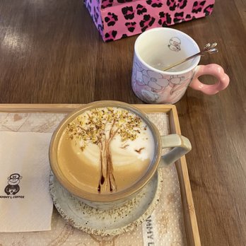 Sammy L Coffee - Osmanthus latte - Coffee & Tea Near Me - New York, New York