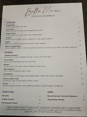 Menu photo 2 Bella Maci Folsom, CA