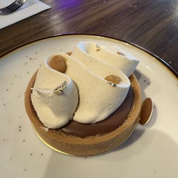 Dang Sweets Cafe - Banana Chocolate Tart $10 on 1/2/26. Delicious! - Desserts Near Me - Avon, Colorado
