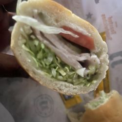 Jimmy John's - #4 TURKEY TOM Yes the sandwich is good as is but you gotta get oregano and basil . Me personally extra pickles