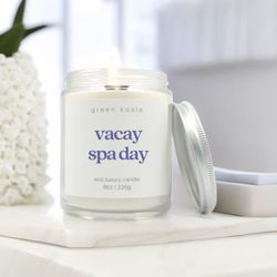 Green Koala - Hand poured coconut wax candle scented with non-toxic fragrance.