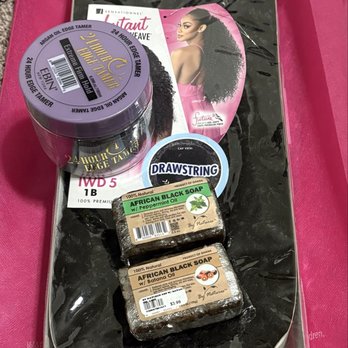 KC Beauty - Half Wig, Ebony Edge Control, and Black Soap (one with Bantana Oil and one with Peppermint Oil). - Cosmetics & Beauty Supply Near Me - Laurel, Maryland