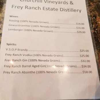 Frey Ranch Farmers + Distillers - Current price list - Distilleries Near Me - Fallon, Nevada