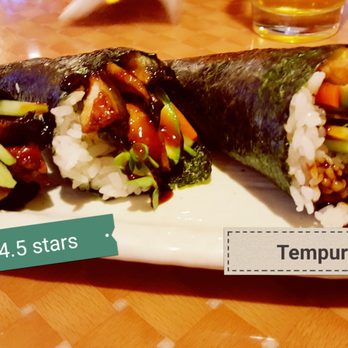 Takka Sushi - Eal roll is delicious, but the tempura handbroll yummy. - Sushi Bars Near Me - Santee, California Takka Sushi - Eal roll is delicious, but the tempura handbroll yummy. - Sushi Bars Near Me - Santee, California