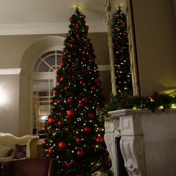 Hotel Kasteel Bloemendal - Lobby vor Weihnachten