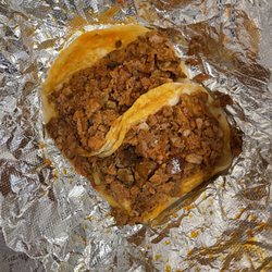 Taqueria El Pecas - Chorizo tacos $1.50 each