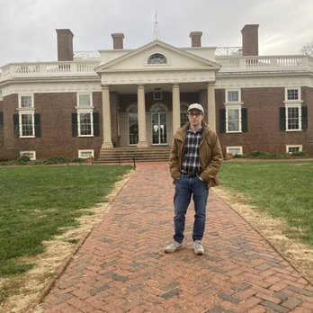 Thomas Jefferson's Monticello - Front of the main house. - Landmarks & Historical Buildings Near Me - Charlottesville, Virginia