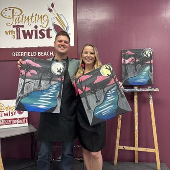 Painting with a Twist - Paint & Sip Near Me - Deerfield Beach, Florida Painting with a Twist - Paint & Sip Near Me - Deerfield Beach, Florida