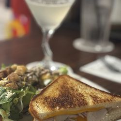Tracy's Bar & Grill - Half gobbler, salad & gin drop martini. Yum
