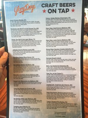 Glory Days Grill at Nursery Rd in Linthicum Height