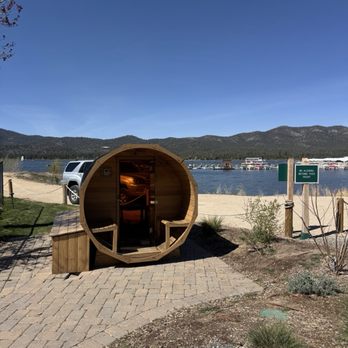 Hotel Marina Riviera - Outdoor sauna. Can use anytime if you let the front desk know so they can turn on. Takes 20-30 to warm up. - Hotels Near Me - Big Bear Lake, California Hotel Marina Riviera - Outdoor sauna. Can use anytime if you let the front desk know so they can turn on. Takes 20-30 to warm up. - Hotels Near Me - Big Bear Lake, California