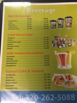 Menu photo 2 Somali Star Willmar, MN