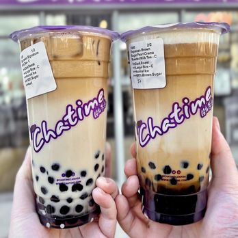 Chatime North York - Espresso Signature Milk Tea & Espresso Brown Sugar Pearl Crema Roasted Milk Tea - Coffee & Tea Near Me - North York, Ontario