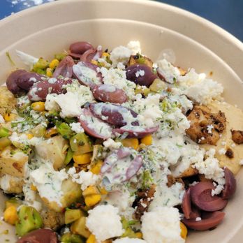 CAVA - Basmati rice, black lentils, roasted veggies, kalamata olives, creamy feta... it was a fun variety of flavors! - Mediterranean Near Me - San Diego, California CAVA - Basmati rice, black lentils, roasted veggies, kalamata olives, creamy feta... it was a fun variety of flavors! - Mediterranean Near Me - San Diego, California