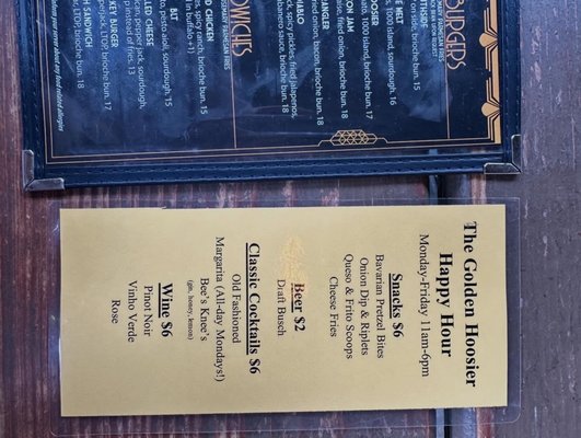 Menu photo 1 The Golden Hoosier St. Louis, MO Menu photo 1 The Golden Hoosier St. Louis, MO