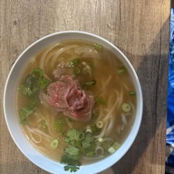 Rare beef pho