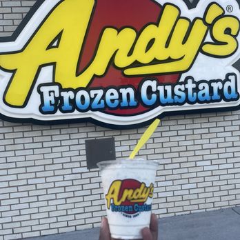 Andy's Frozen Custard - Small concrete - Ice Cream & Frozen Yogurt Near Me - Independence, Missouri Andy's Frozen Custard - Small concrete - Ice Cream & Frozen Yogurt Near Me - Independence, Missouri