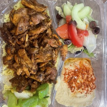 Pita Street - Chicken Shawarma Plate - Mediterranean Near Me - Rancho Cucamonga, California