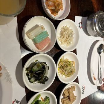 Ja Kum Sung - Banchan side plates. - Korean Near Me - Glen Burnie, Maryland Ja Kum Sung - Banchan side plates. - Korean Near Me - Glen Burnie, Maryland