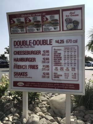 Menu photo 2 In-N-Out Burger Rialto, CA Menu photo 2 In-N-Out Burger Rialto, CA