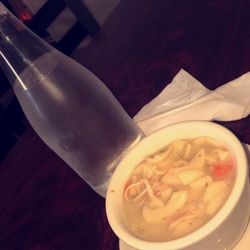 Chicken dumpling soup