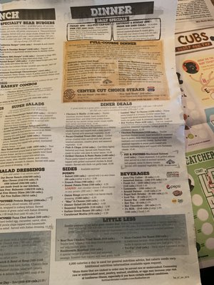 Menu photo 2 Black Bear Diner Los Banos Los Banos, CA Menu photo 2 Black Bear Diner Los Banos Los Banos, CA