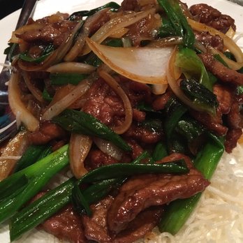 Chef Ping - Mongolian beef (葱爆牛） - Chinese Near Me - Rolling Meadows, Illinois