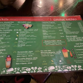 Te'Kila - Menu - Bars Near Me - Los Angeles, California Te'Kila - Menu - Bars Near Me - Los Angeles, California