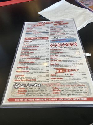 Menu photo 6 Big Red Cafe Destin, FL
