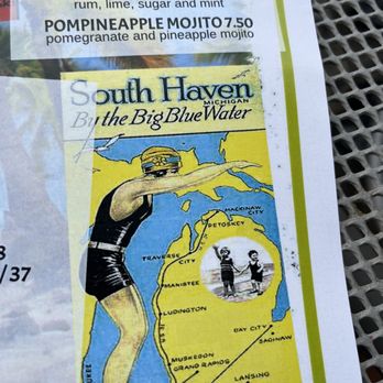 Idler Riverboat - a map of the big blue water - American Near Me - South Haven, Michigan Idler Riverboat - a map of the big blue water - American Near Me - South Haven, Michigan