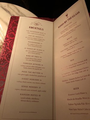 Menu photo 3 Chapel Bar New York, NY