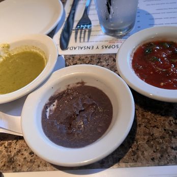 Gloria's Latin Cuisine - Verde, salsa and black bean dip - Mexican Near Me - Austin, Texas