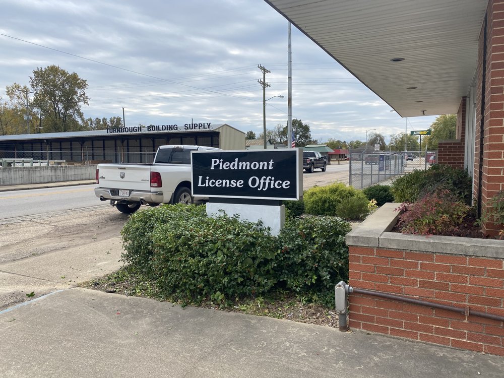 PIEDMONT LICENSE OFFICE Request Information 217 S Main St, Piedmont