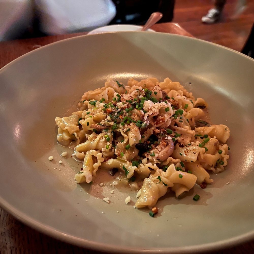 New Rivers - Mushroom pasta - New American Near Me - Providence, Rhode Island New Rivers - Mushroom pasta - New American Near Me - Providence, Rhode Island