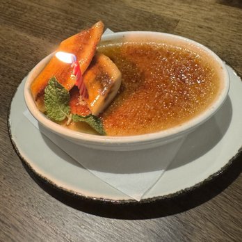 Stalk Steakhouse - Bananas Foster Crème Brulee - Steakhouses Near Me - Eagle River, Alaska