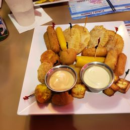 Didn't like this appetizer sampler at all! Way too much cheese Didn't like this appetizer sampler at all! Way too much cheese
